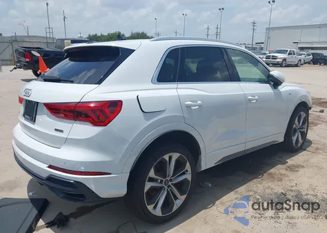 2020 Audi Q3 Premium Plus 45 Tfsi S Line Quattro Tiptronic z USA, uszkodzony, nr VIN WA1EECF34L1115297